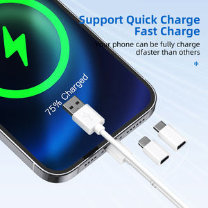 โรงงานผลิตสายเคเบิลที่ได้รับการรับรอง MFI สายชาร์จข้อมูลอเนกประสงค์ 3 in 1 ความยาว 1.2 เม<span class=keywords><strong>ต</strong></span>ร วัสดุ TPE PVC สำหรับโทรศัพท์/Type-C/Android - Product Image 4