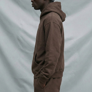 Dropshipping – Nouveaux sweats à capuche oversize pour hommes, qualité supérieure, style streetwear printanier, 100 % coton teint en fil, motif lettres, prix raisonnable, produit phare - Product Image 2