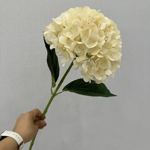 Hortensia Francesa <span class=keywords><strong>de</strong></span> Tallo Único, Flor Artificial <span class=keywords><strong>de</strong></span> Seda Impresa en 3D con 216 Pétalos para Boda - Product Image 4
