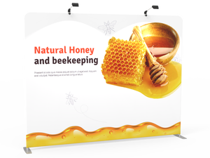 लंबे समय तक चलने 8ft 10ft तनाव कपड़े पृष्ठभूमि प्रदर्शनी शादी प्रदर्शन खड़े हो जाओ - Product Image 2