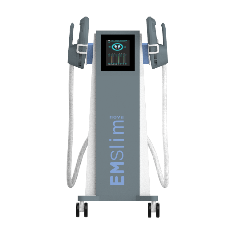 Emslim nova muscle training fat removal skin tightening with tesla hiemt ems rf heating energy 2 in 1