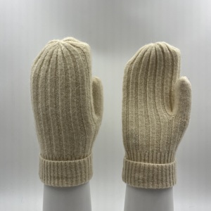 Mitaines tricotées en <span class=keywords><strong>laine</strong></span> d'<span class=keywords><strong>alpaga</strong></span> de qualité supérieure unisexe pour l'hiver Nouveau design Gants légers et doux en <span class=keywords><strong>laine</strong></span> et cachemire - Product Image 2