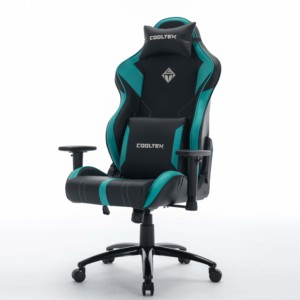 เก้าอี้คอมพิวเตอร์หนัง PU ปรับระดับได้180องศาปรับเอนได้เก้าอี้เล่นเกม PC หมุนได้ระดับไฮเอนด์ - Product Image 1