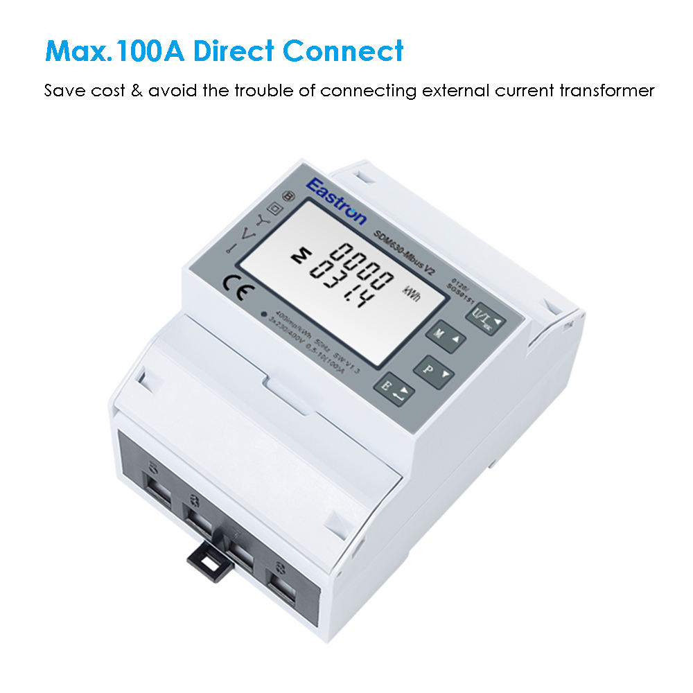 Manuale Di Istruzioni Del Misuratore Eastron SDM630 V2 Single And Three Phase Din Rail Mounted Meter Manual - Foto 14