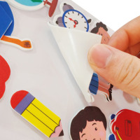 Autocollants en mousse découpés à l'emporte-pièce, style dessin animé scolaire, pour récompenses et fêtes d'enfants et d'étudiants