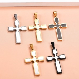 Collar con Colgante de Cruz en Color Plata/Oro, Estilo Hip Hop, Amuleto Religioso, para Hombre y Mujer, Regalo de Joyería - Product Image 5