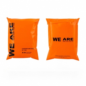 Sacs d'expédition de couleur orange en poly de luxe Sac de livraison express étanche pour <span class=keywords><strong>colis</strong></span> de petite entreprise - Product Image 1