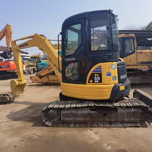 Prix bas de haute qualité Mini excavatrice 5T japonaise d'origine Komatsu Pc55 Komatsu Pc55mr Excavatrice d'occasion pour Offre Spéciale - Product Image 2