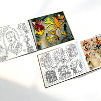 Impression sur demande personnalisée de livres d'images pour enfants, livres de coloriage illustrés pour enfants, design personnalisé, film laminé, OEM ODM