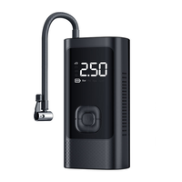 Gonfleur de pneus électrique portable 19 mm le plus vendu, pompe à air numérique 150 psi pour voitures, gonfleur de pneus de voiture ABS