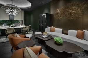 Ensembles de meubles modernes pour bars et restaurants commerciaux, pour cafés - Ensemble de tables en bois massif avec sièges en cuir PU, durables et écologiques - Product Image 3