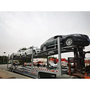 Good Quality Heavy Duty 2 Axle Space Vehicle Transport Trailer Transport Vehicle Manufacturer Car Transport Trailer