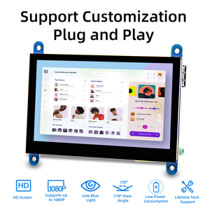 Módulo LCD de pantalla táctil capacitiva IPS de 4,3 pulgadas 800*480 sin controlador para BB Black, Raspberry <span class=keywords><strong>Pi</strong></span>,Banana <span class=keywords><strong>Pi</strong></span> - Product Image 3