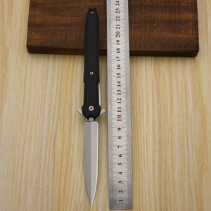 Couteau pliant tactique d'extérieur de qualité industrielle OEM personnalisable, lame en alliage de zinc, manche en plastique Rozas pour le camping et la survie - Product Image 6