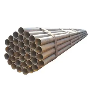 Welded steel tube Pipe 6 Meter Welded Steel Pipe Round Erw Black Carbon Steel Pipe