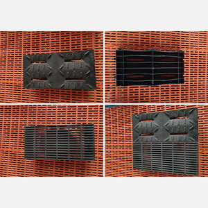 Piso de Plástico PP Reforzado con Rejilla para Estiércol, para Cría de Cerdos y Ovejas, Fácil de Limpiar, Verde y Negro - Product Image 2