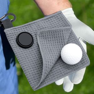Toalla de Microfibra Tipo Waffle con Clip Magnético Pequeño, Toalla de Limpieza Rápida para Bolsa de Golf con Imán Fuerte - Product Image 6