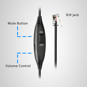 Rj9 <span class=keywords><strong>rj11</strong></span> RJ <span class=keywords><strong>headset</strong></span> telepon, <span class=keywords><strong>headset</strong></span> pusat panggilan kabel dengan mikrofon penghilang kebisingan - Product Image 2