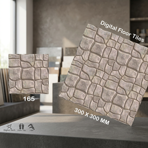 Carreaux de sol en céramique numérique émaillée Vistaar, promotionnels, 12x12 pouces, en porcelaine, antidérapants, 30x30 cm - Product Image 4