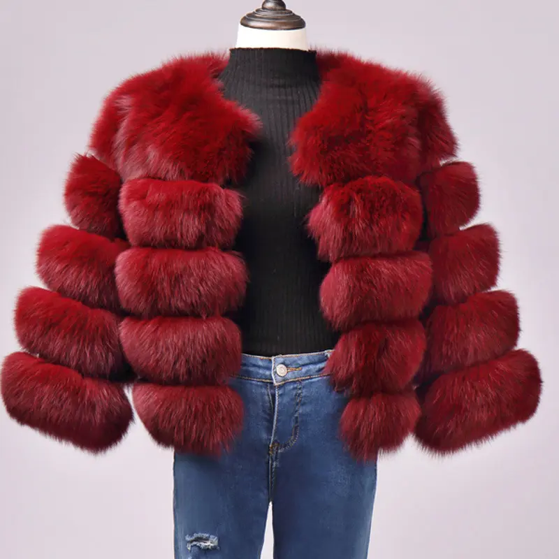 Все нормально; Прямая поставка; Новый стиль шить из искусственного лисьего меха; Женские зимние сапоги больших размеров рукотворные оптовая продажа пальто