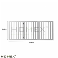 105 pouces Extra Grand Bambou Chien Pet Sécurité Bébé Barrière Escaliers Rétractables Intérieur Animal Barrière