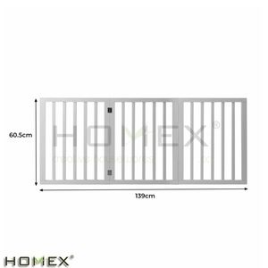 105 pouces Extra Grand Bambou Chien Pet Sécurité Bébé Barrière Escaliers Rétractables Intérieur Animal Barrière - Product Image 6