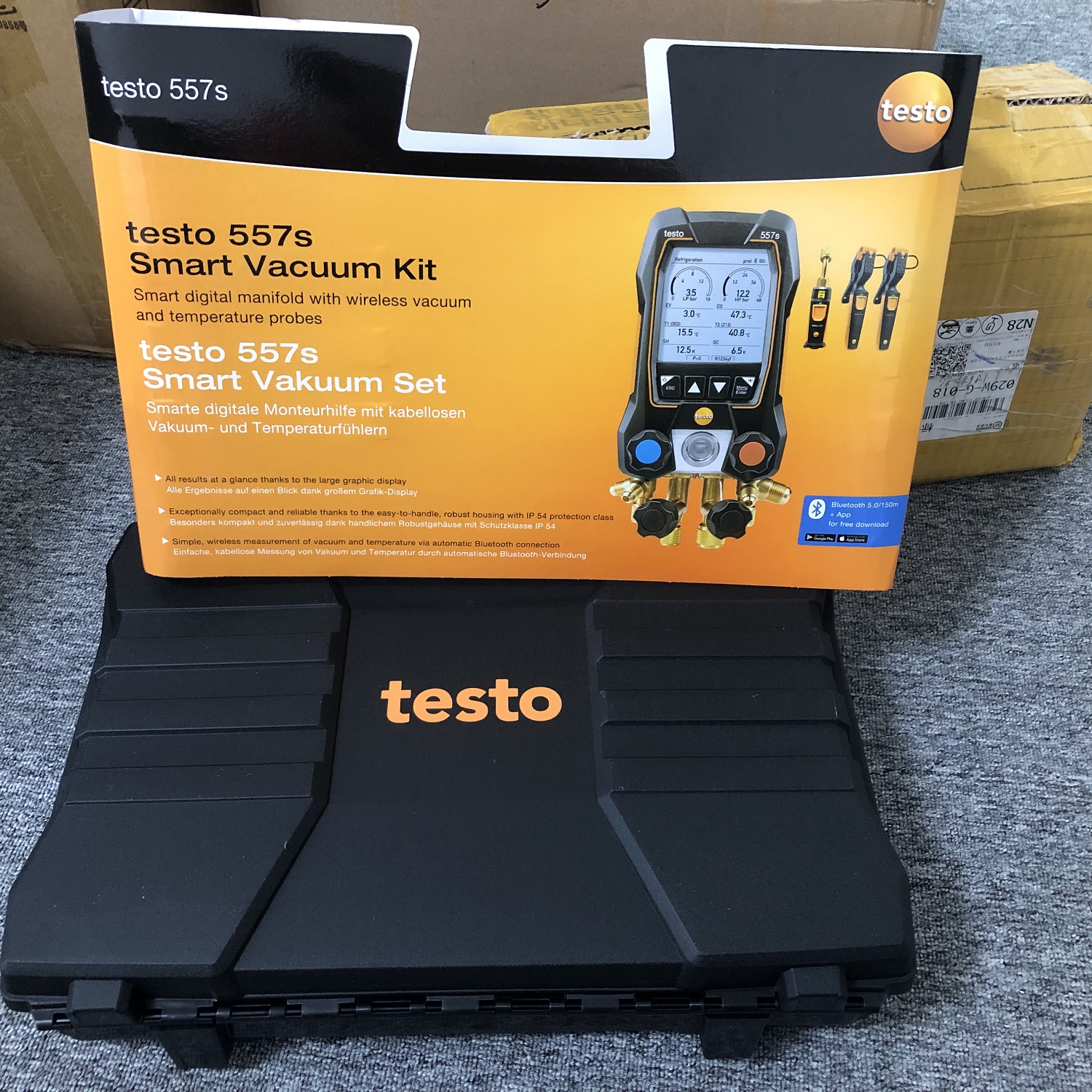 Testo 550s Testo 557s Smart Kit with 2 Digital Multimeter Metering ...
