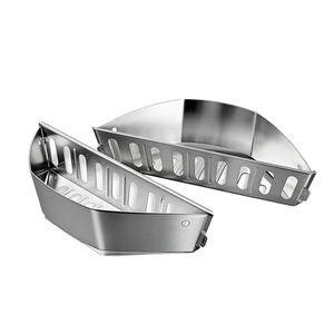 Pinnovo Char-Basket Soportes para <span class=keywords><strong>Briquetas</strong></span> de Carbón de Acero Aluminizado, Cestas para Combustible para Asado Indirecto, Compatibles con Parrillas de Carbón Más Grandes - Product Image 5