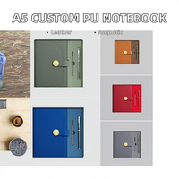 Carnet de notes professionnel A5 personnalisé avec fermeture magnétique en cuir PU, promotionnel Halloween, pour réunions de bureau, journal, agenda, travail, études, imprimable