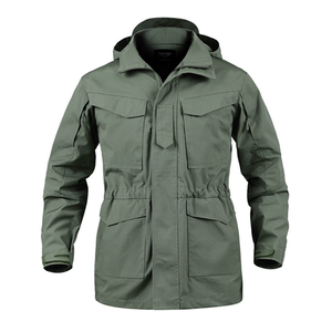 Praetorian M65 Trench-Coat pour homme Veste extérieure camouflage rigide pour les amateurs de randonnée PLY-16 Coat - Product Image 3