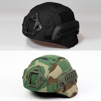 Housse de casque de jeu camouflage MICH2000 unisexe pour le cyclisme, en polyester et coton, pour l'aventure en plein air