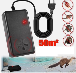 Répulsif à souris à ultrasons ABS solide, dissuasif pour rongeurs, sûr pour la maison, l'intérieur, l'entrepôt, à brancher - Product Image 1