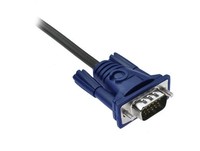 USB VGA KVM 15 Pin saklar standar Printer PS/2 kabel PVC jaket stok produk untuk PS/2 Keyboard Monitor Mouse