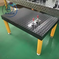 Table de soudage nitridée D28 pour le soudage d'accessoires de conteneurs, plateforme de soudage modulaire 3D multi-scènes