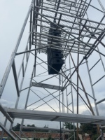 Système de sonorisation PA H2A Dual Line Array actif à deux haut-parleurs de 10 pouces, puissance de 1600 W (RMS), en contreplaqué noir, pour spectacles en direct en extérieur, concerts