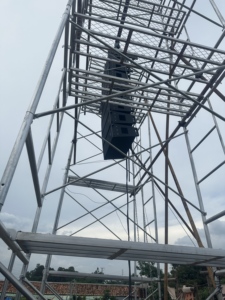 H2A Dual 10-inch Active <strong>Line</strong> <strong>Array</strong> PA <strong>System</strong> 500W/2000W <strong>Power</strong> Handling Black Plywood Outdoor Stage Live Performances Concerts - Product Image 2