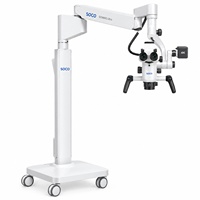 Microscope chirurgical dentaire avec caméra numérique 4K et éclairage LED pour l'endodontie et le traitement des canaux radiculaires