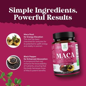 Cápsulas de Maca Cruda Extra Fuerte de 1500MG, Marca Privada OEM/ODM, Cápsulas de Raíz de Maca Negra para Aumentar la Energía en Hombres - Product Image 4