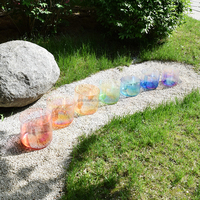 Bols sonores en cristal 432 Hz, bols chantants en quartz personnalisés pour les chakras, ensemble d'instruments de guérison sonore, yoga, méditation