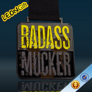 Los fabricantes proporcionan medallas deportivas artesanales de Metal personalizadas con cinta para clubes deportivos Marathon <span class=keywords><strong>Race</strong></span> Finisher 5K Running Award - Product Image 2