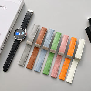 สายนาฬิกาอัจฉริยะหนังวัวแท้ของ laihe สายรัดข้อมือสำรองแบบปรับได้หรูหราสำหรับสมาร์ทวอทช์ <span class=keywords><strong>Samsung</strong></span> <span class=keywords><strong>Galaxy</strong></span> - Product Image 3