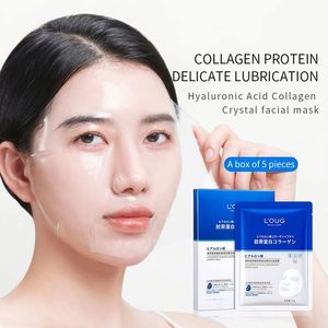 Masque facial en argile nettoyant en profondeur LOUG avec logo personnalisé, à l'acide hyaluronique et au collagène, pour une peau éclatante et rebondie - Product Image 1
