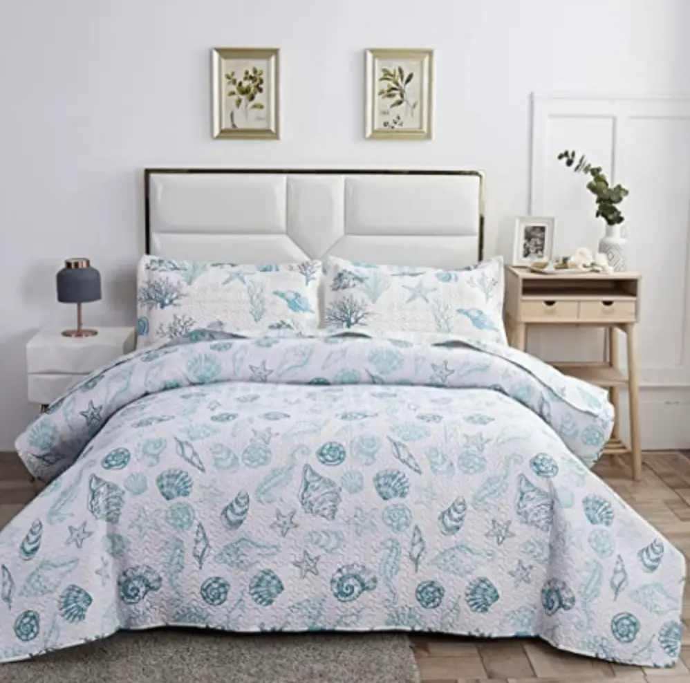 3 Pieces Superior Quality Home Textiles Manufacturer Wholesaler Printing Quilts Bedding Bedspreads