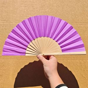 Abanico Plegable de Bambú Vintage de 8 Pulgadas Personalizable, Pintado a Mano, en Blanco para Publicidad, Decoración del Hogar o Regalo - Product Image 6