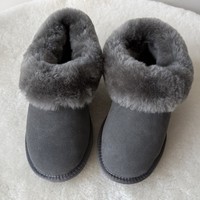 Factory Supplier <strong>Best</strong> Quality Real Sheepskin Fur Low Price Wholesale Gold Supplier Anti-slip Outdoor Warm Winter <strong>Slippers</strong>