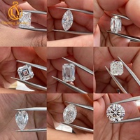 Anillos de joyería de moda de oro platino 18K 14K 10K con diamantes DEF VVS cultivados en laboratorio, anillos personalizados hechos a mano con pavé, anillos de boda para mujer