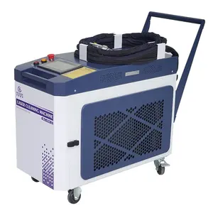 Mesin pembersih Laser portabel, Pembersih Laser portabel, penghilang karat, serat Laser, 1000w, 2000W, 3000W