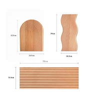 Plateau de service décoratif en forme de vague de pin, art populaire rustique, design sculpté en forme de croix pour la décoration de la maison et l'utilisation sur la table basse