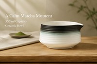 Ensemble de thé matcha japonais avec chasen, fouet en bambou, brosse à matcha et outils complets pour la cérémonie du thé Chanoyu en stock
