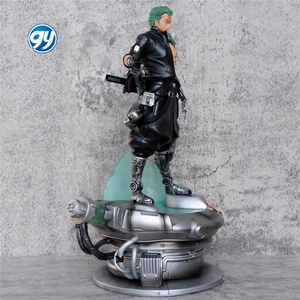 <span class=keywords><strong>One</strong></span> Pieced GK <span class=keywords><strong>Cyberpunk</strong></span> Zoro Dual Head LED Light up Sci Fi Estatua de resina mecánica Modelo Anime Decoración en caja coleccionable - Product Image 5